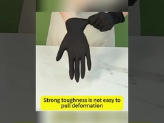 ब्लैक डायमंड बनावट डिस्पोजेबल नाइट्राइल दस्ताने पाउडर ऑटोमोबाइल औद्योगिक के लिए नि: शुल्क